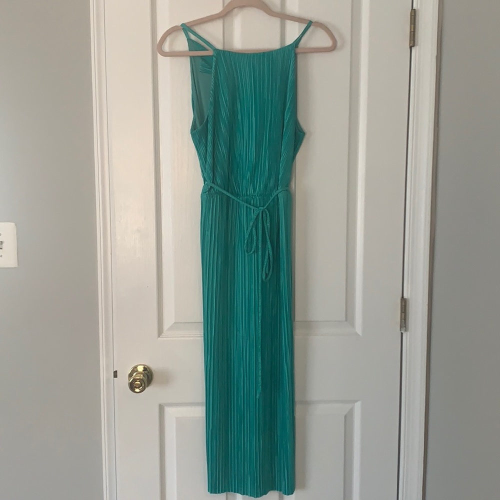 Turquoise Midi Dress